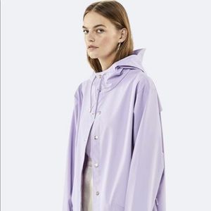 IRIDESCENT BLUE RAINS JACKET